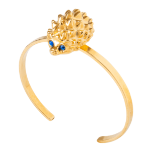 Eva Segoura - bijoux fantaisie animaux - bracelet hérisson or