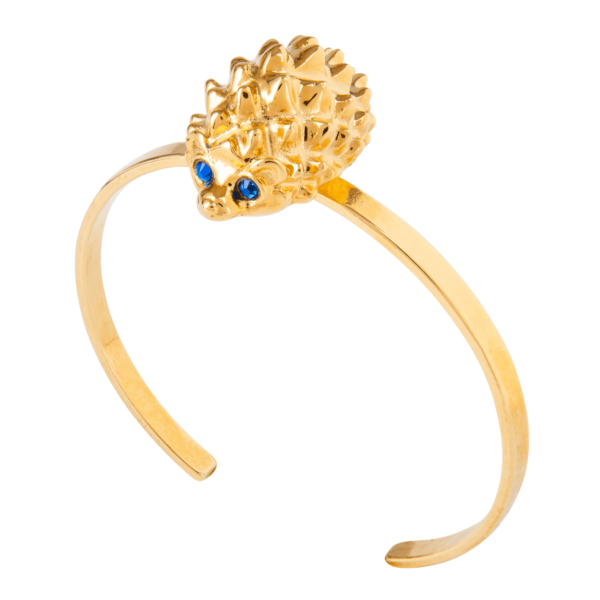 Eva Segoura - bijoux fantaisie animaux - bracelet hérisson or